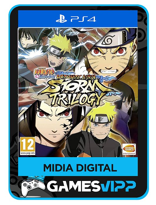 NARUTO SHIPPUDEN: Ultimate Ninja STORM Trilogy - Ps4 Midia digital