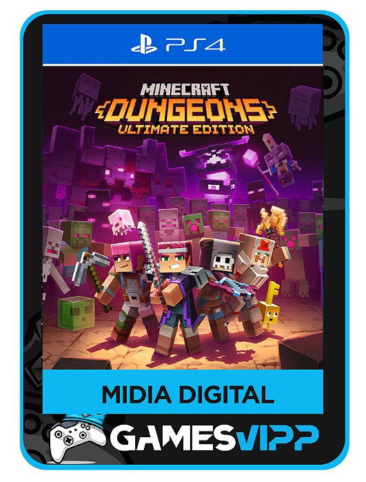 Minecraft dungeons Edição ultimate - Ps4 Midia digital