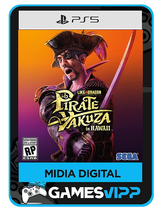 Like a Dragon Pirate Yakuza in Hawaii  - PS5 midia digital PRÉ VENDA
