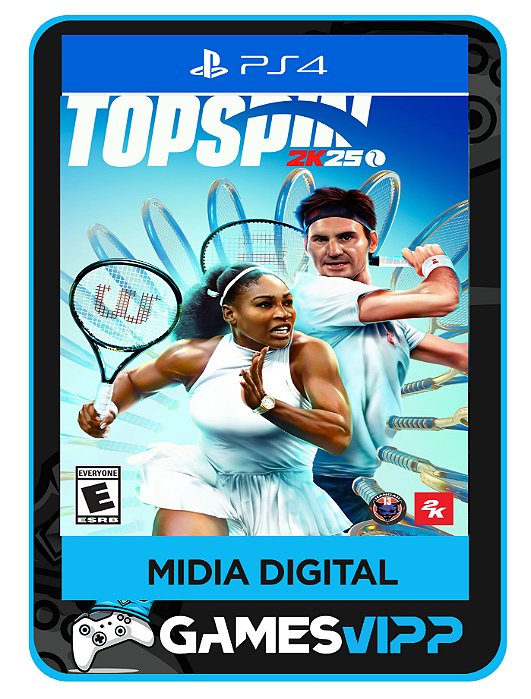 TopSpin 2K25 -Ps4 Midia digital