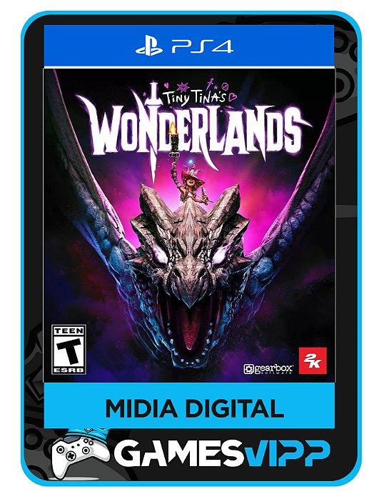 Tiny Tinas Wonderlands-Ps4 Midia digital