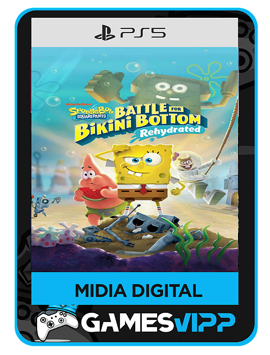 Bob Esponja calça quadrada-Ps5 Midia digital