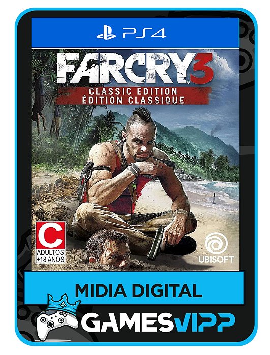 Far Cry 3 Classic Edition-Ps4 Midia digital
