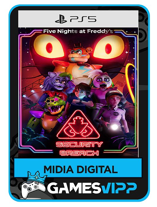 Five Nights at Freddys: Security Breach-Ps5 Midia digital