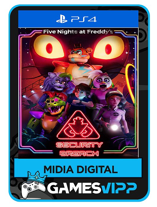 Five Nights at Freddys: Security Breach-Ps4 Midia digital