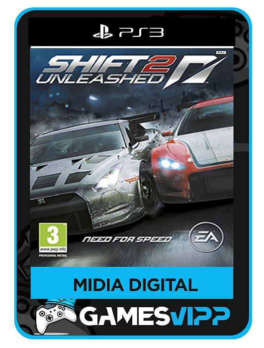 Shift 2 unleashed- Ps3 Midia digital