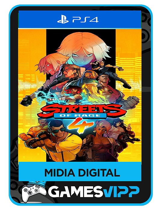 Streets Of Rage 4-Ps4 Midia digital