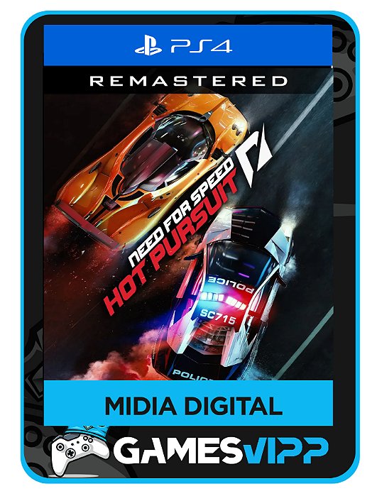 Need for Speed Hot Pursuit Remastered-Ps4 Midia digital
