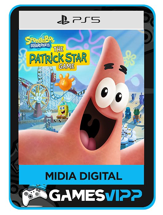 Bob Esponja: O Jogo do Patrick Estrela-Ps5 Midia digital