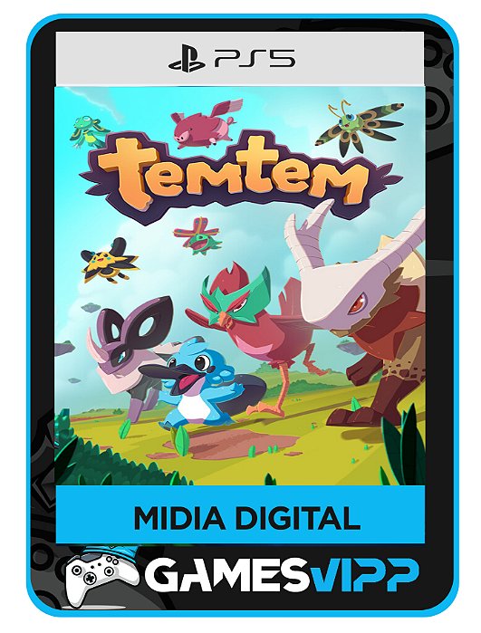 Temtem-Ps5 Midia digital