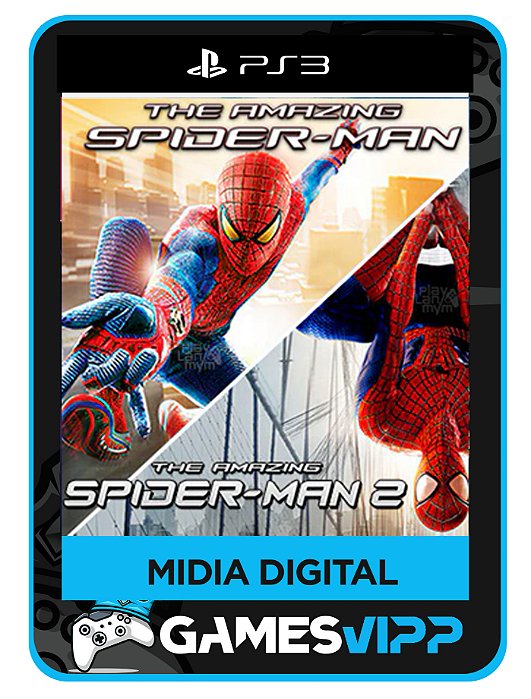 Combo Amazing spiderman 1 + amazing spiderman 2 Pack Ps3 Midia digital