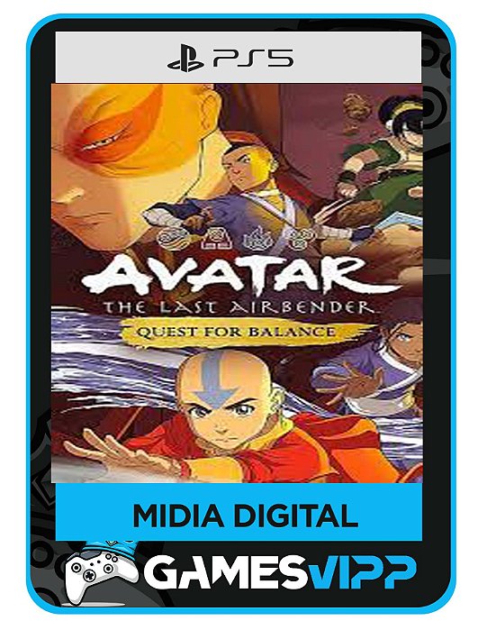 Avatar The Last Airbender: Quest for Balance- Ps5 midia digital