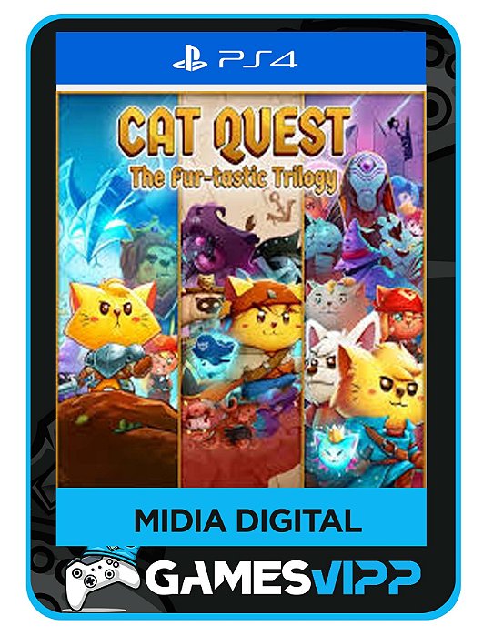 Cat Quest: The Fur tastic Trilogy Ps4 Midia digital