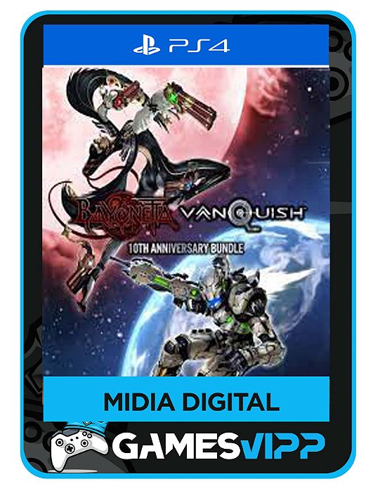 Bayonetta & Vanquish 10th Anniversary Bundle-Ps4 Midia digital