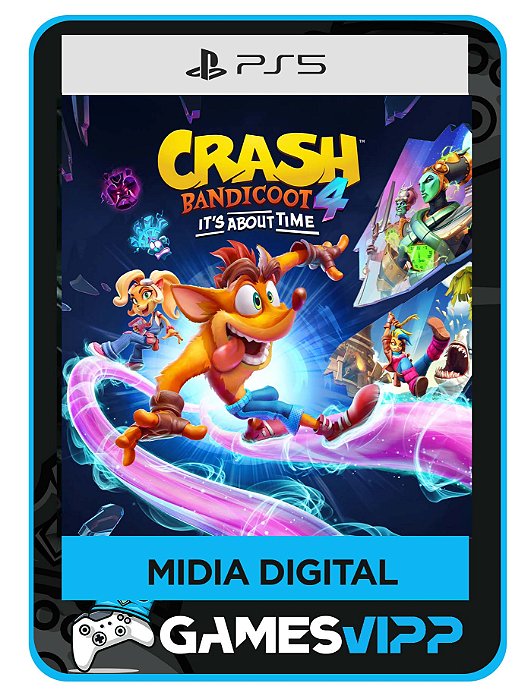 Crash bandicoot 4 about time- Ps5 Mídia digital