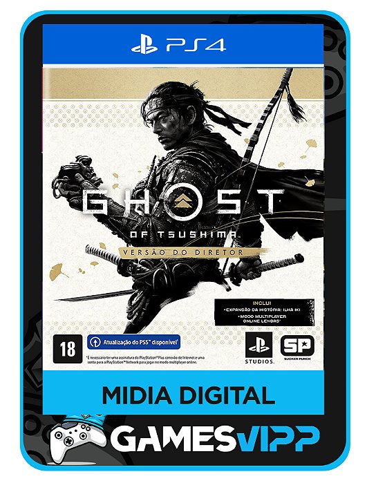 Ghost of Tsushima VERSÃO DO DIRETOR-Ps4 Midia digital