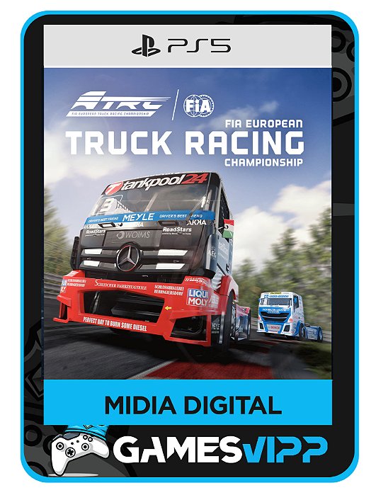 Fia European Truck Racing championship Ps5 Midia digital