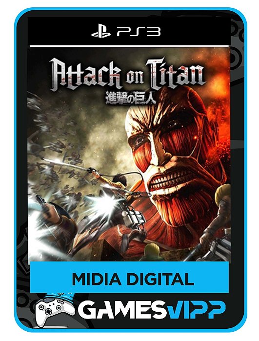 Attack on Titan -PS3 Mídia digital