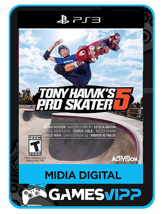 Tony hawks pro skater 5 - Ps3 Midia digital