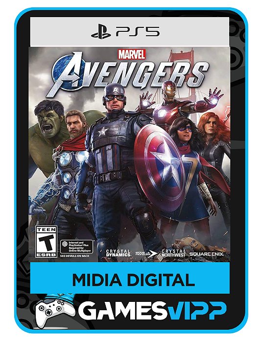 Marvel avengers - Edição Padrâo - Ps4 Midia digital