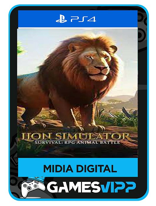Lion Simulator Survival: RPG Animal Battle-Ps4 Midia digital