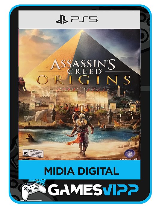 Assassins creed origins - Ps5 Mídia digital