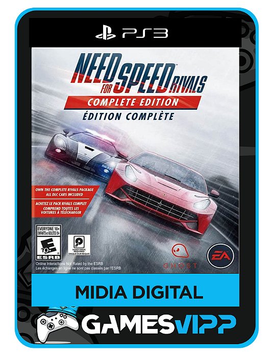 Need for Speed Rivals Complete Edition PS3 Midia digital