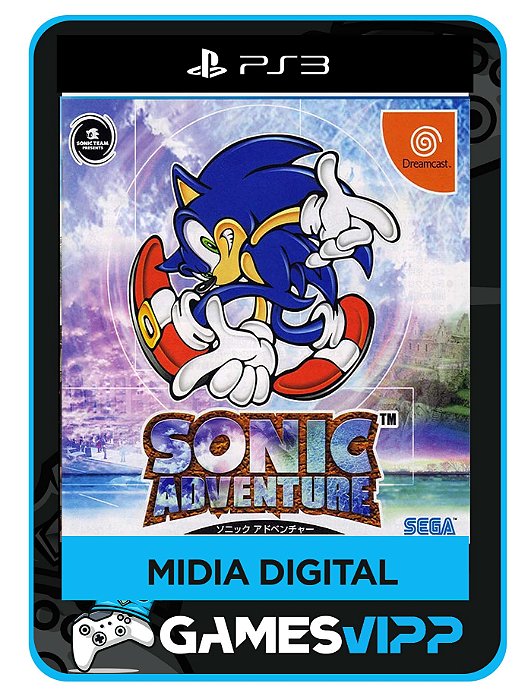 Sonic Adventure PS3 Midia digital
