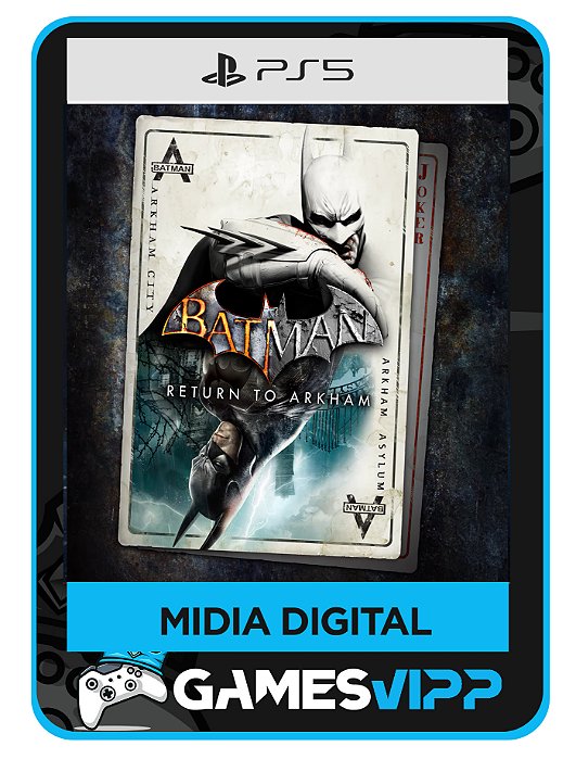 Batman Return to Arkhan PS5 Midia digital