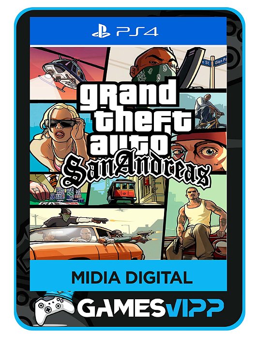 Gta San andreas PS4 Midia digital