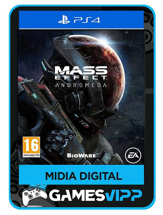 Mass Effect Andromeda  Edição de Recruta Deluxe PS4 Midia digital