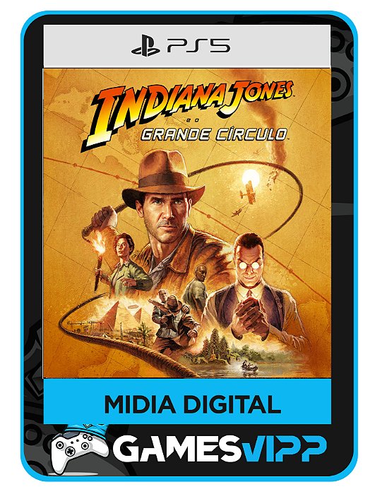 Indiana Jones e o Grande Círculo PS5 mídia digital