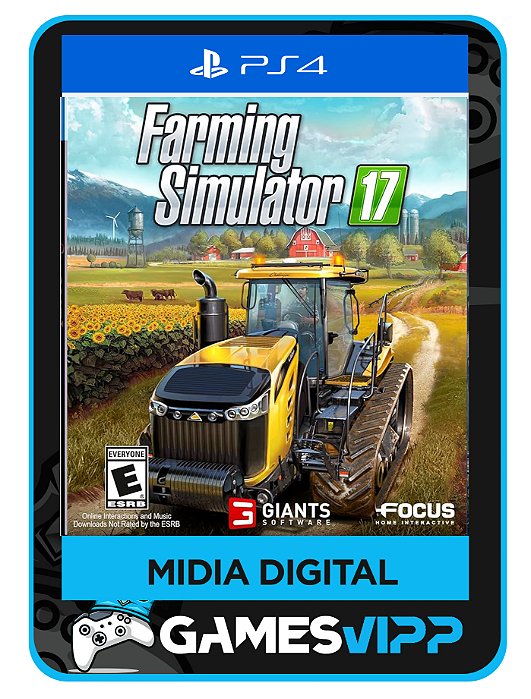 Farming Simulator 17 PS4 mídia digital