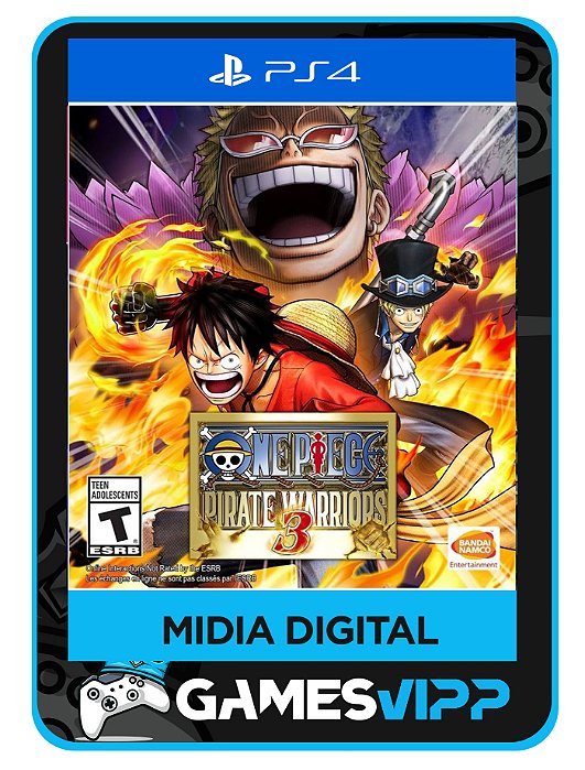 One piece pirate warriors 3 PS4 Midia digital