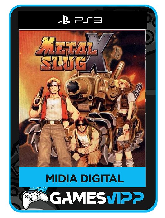 Metal slug x Psone classic Ps3 Midia digital