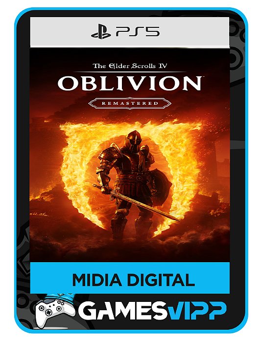 The Elder Scrolls IV Oblivion Remastered PS5 Midia digital