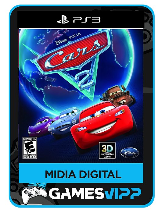 Carros 2 The video game PS3 Midia digital