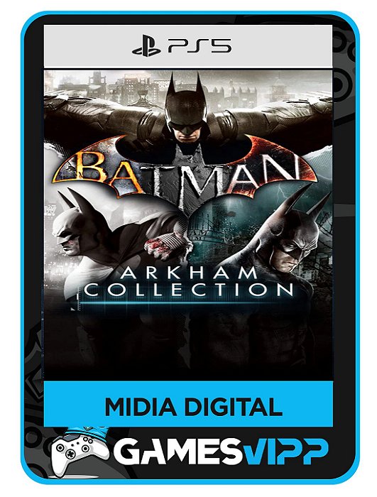 batman arkham collection PS5 Midia digital