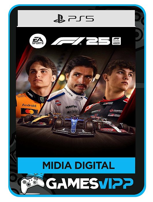 F1  25 PS5 Midia digital