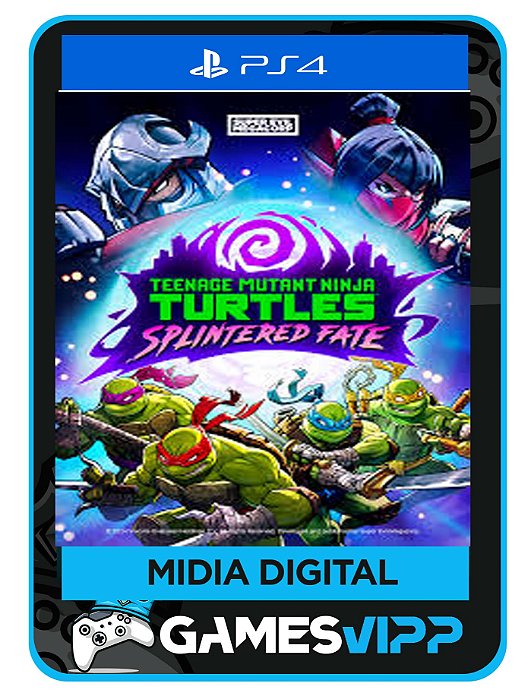 Tartarugas Ninja: O Destino de Splinter PS4 Midia digital