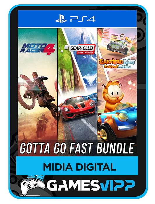 Gotta Go Fast 3-in-1 PS4 Midia digital