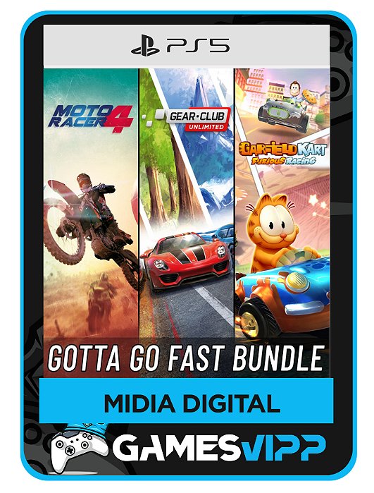 Gotta Go Fast 3-in-1 PS5 Midia digital