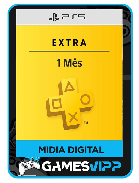 PSN Plus extra 1 meses PS5 Midia digital