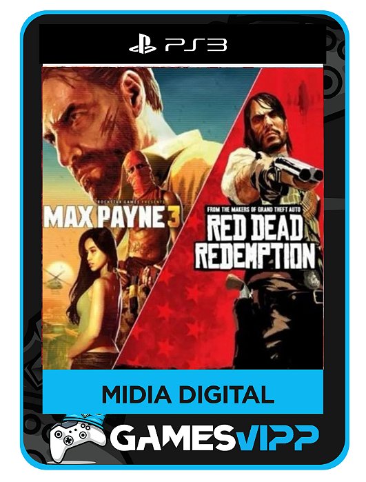 Max Payne And Red dead collection PS3 Midia digital