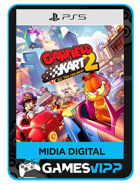 Garfield Kart 2  All You Can Drift PS5 Midia digital