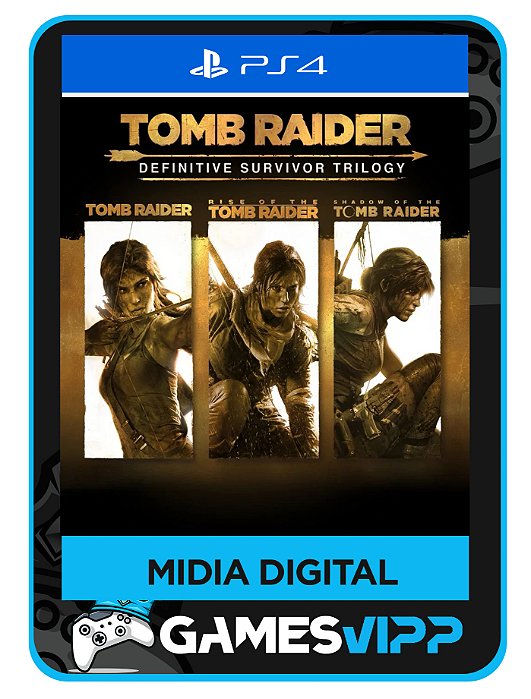 Tomb Raider: Definitive Survivor Trilogy PS4 Midia digital