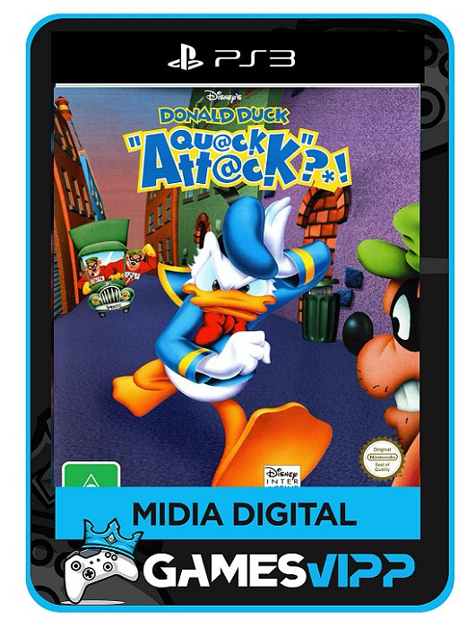 Donald duck Quack Attack PS3 Midia digital