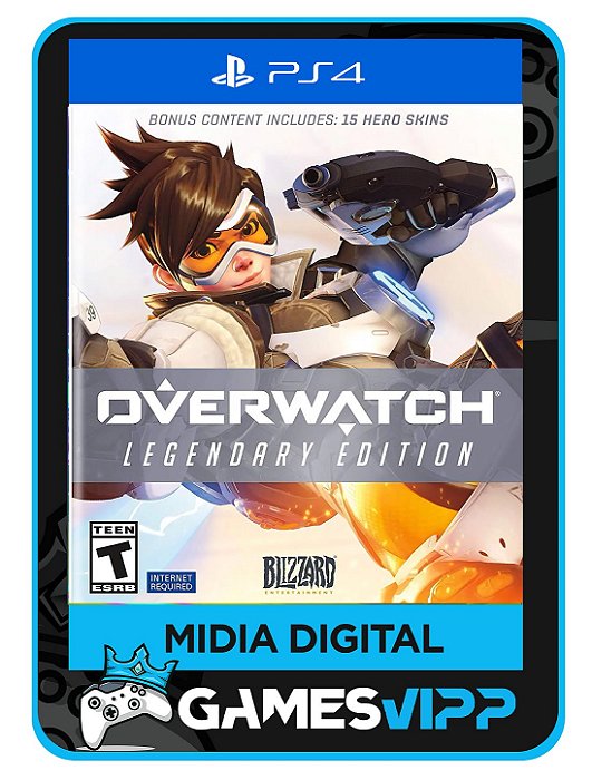 Overwatch Legendary edition PS4 Mídia digital