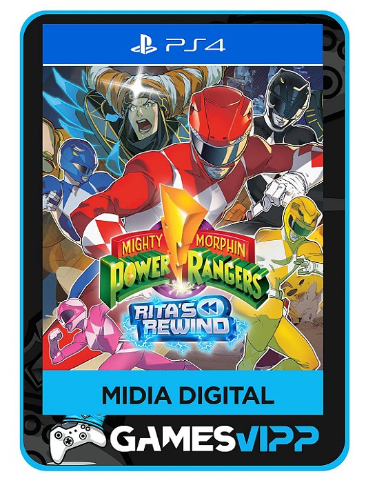 Mighty Morphin Power Rangers Ritas Rewind Ps4 Midia digital