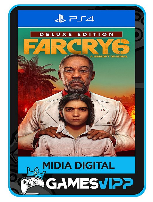 far cry 6 Deluxe edition PS4 Midia digital